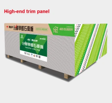 Decomporre il cartongesso con formaldeide